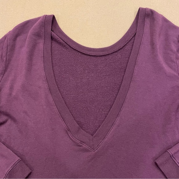 Splits59 Deux Crop Pullover Plum Color Size Medium - Picture 7 of 10